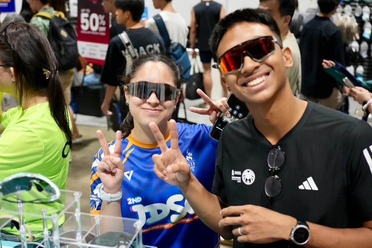 Aura Shades team at 2XU Race Pack Collection Singapore 2026