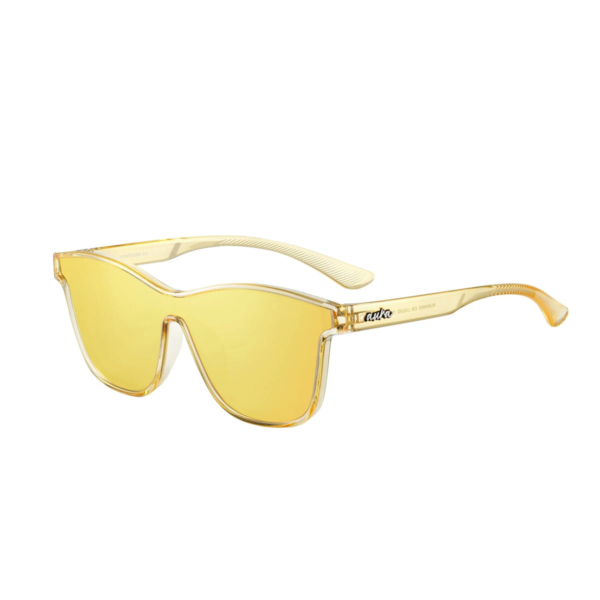 RUNNING ON LIQUID GOLD Aura Shades